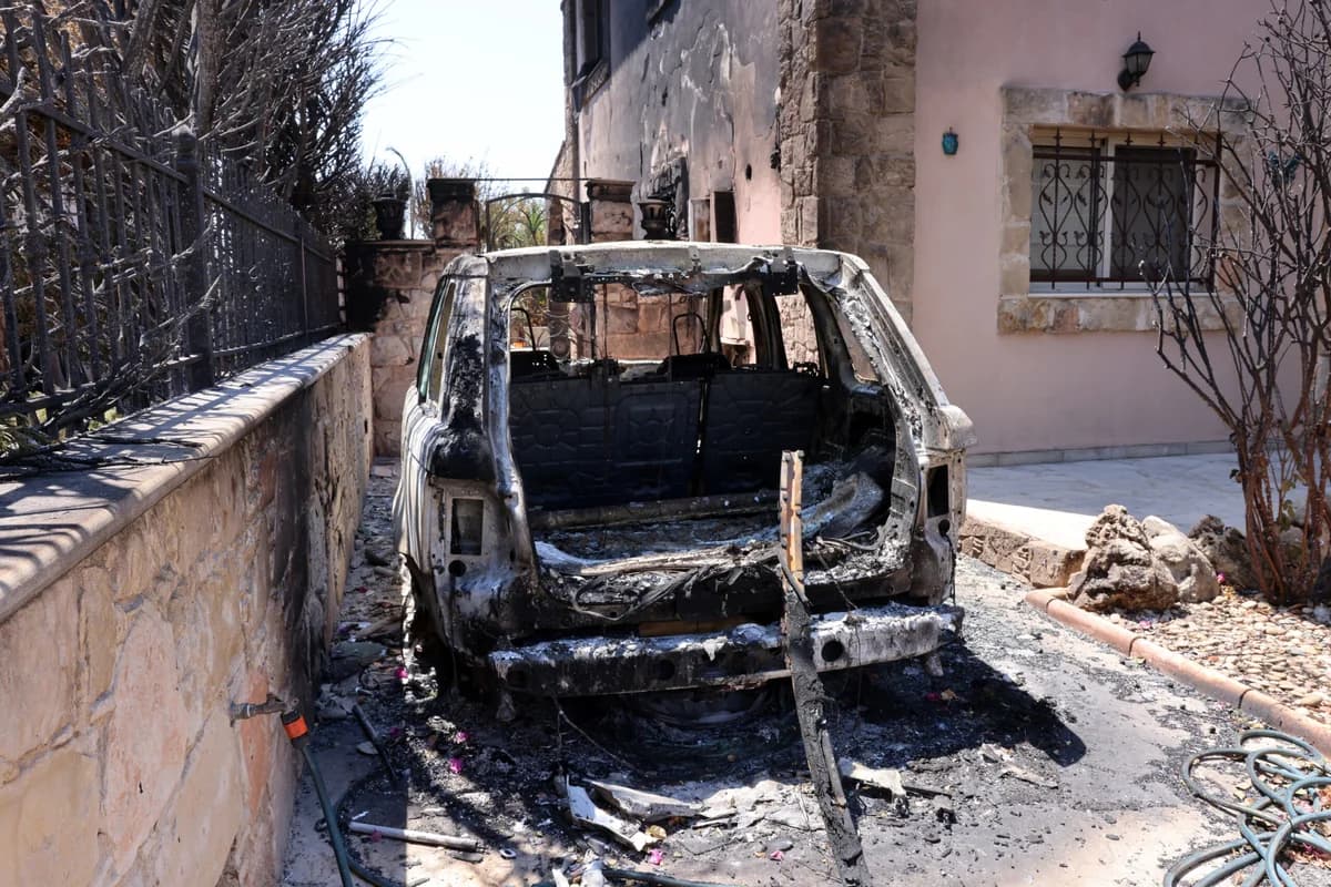 Limassol Fires: Nearly 200 Homes Destroyed, 120 Vehicles Damaged