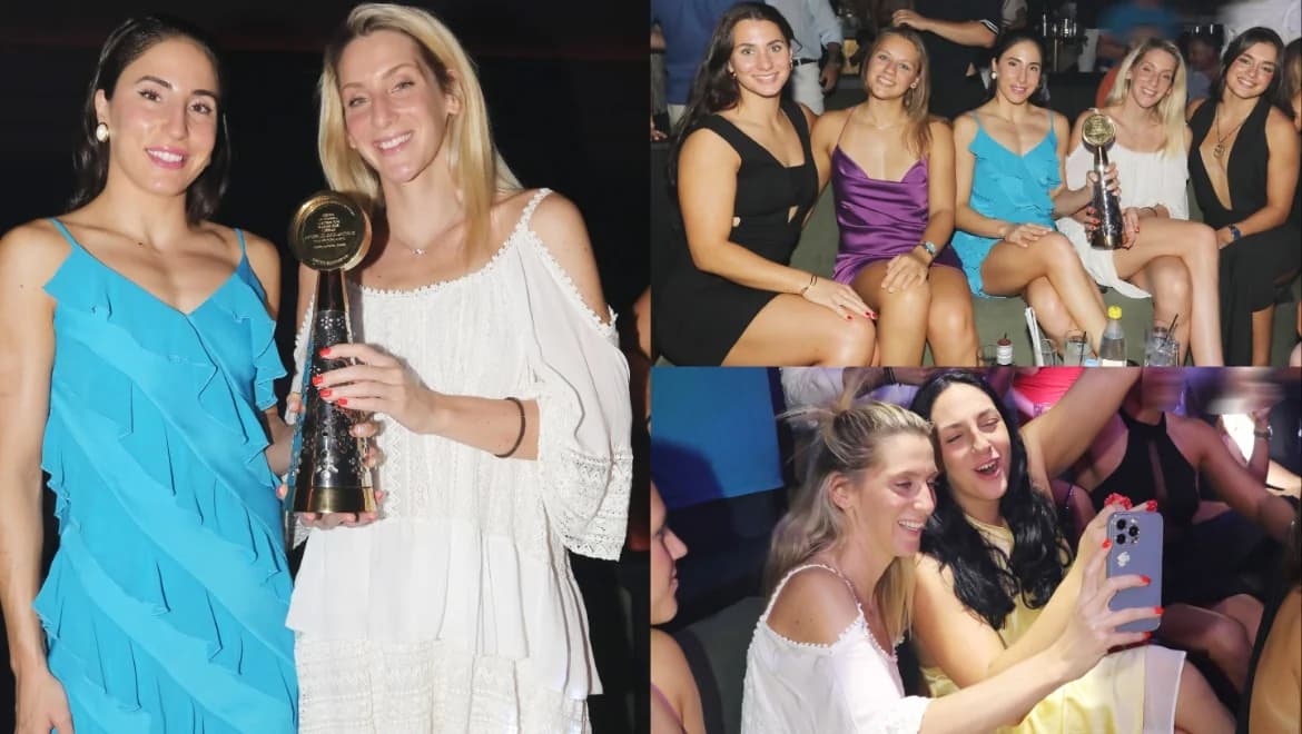 Griechische Wasserball-Nationalmannschaft feiert im Romeo Club – Fotos