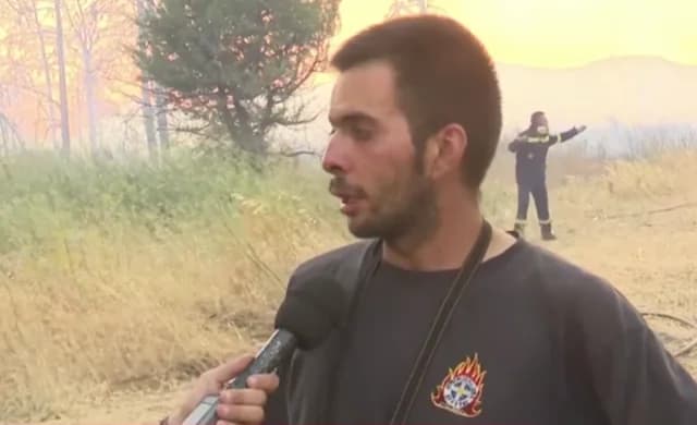 Потрясенный доброволец-пожарный о пожаре в Крионери: «Я думал, что сгорю заживо»
