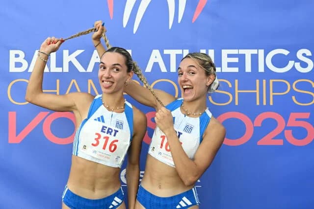 Atletismo: Las gemelas Zenegia ganan medallas en el Campeonato Balcánico