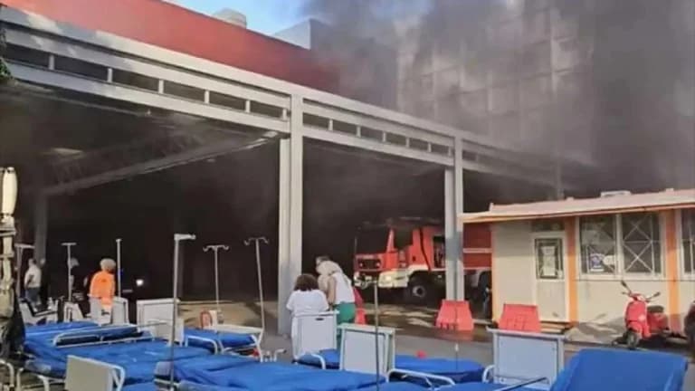 Feuer im «Agios Andreas» Krankenhaus in Patras – Keine Patienten in Gefahr