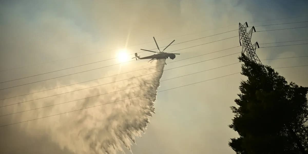 Incendios en Evia, Chania, Mesenia, Citera Activos – Asistencia de Italia