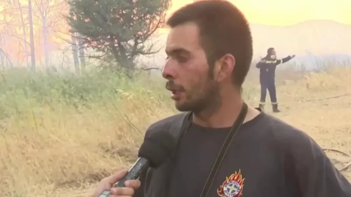 Συγκλονιστική μαρτυρία εθελοντή πυροσβέστη για τη φωτιά στο Κρυονέρι: «Νόμιζα ότι θα καώ ζωντανός»