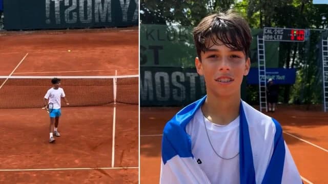 Рафаэль Пагонис: 13-летний теннисист выиграл чемпионат Европы
