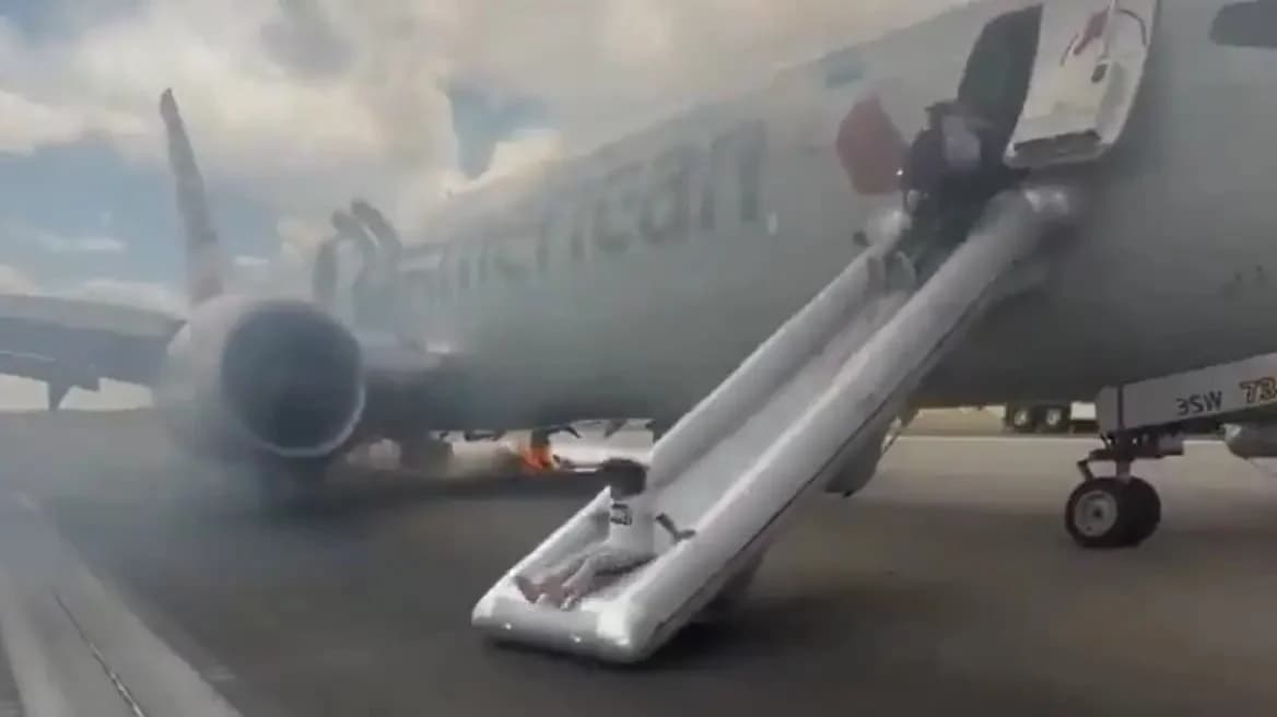 Паника на рейсе American Airlines в Денвере – Boeing эвакуирован после пожара