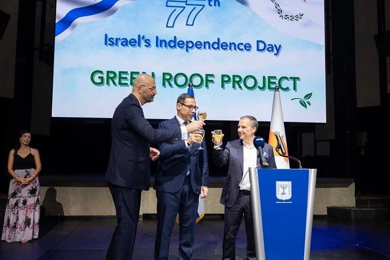 Israeli Embassy Launches 'Green Roof' Project in Cyprus