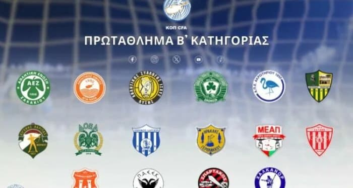 Draws for B' and C' Division Championships on July 31st