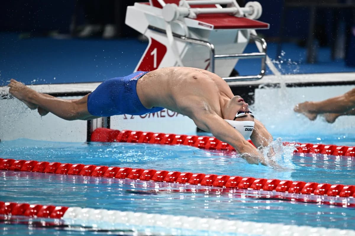 Apostolos Christou: 8th place in 100m backstroke World Final