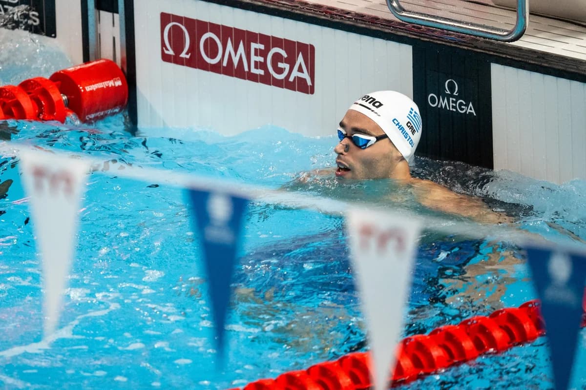 Christou: 'I wasn't calm' after the 100m backstroke final