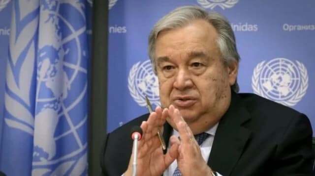 Guterres: Gaza Facing Humanitarian Disaster, Urgent Aid Needed