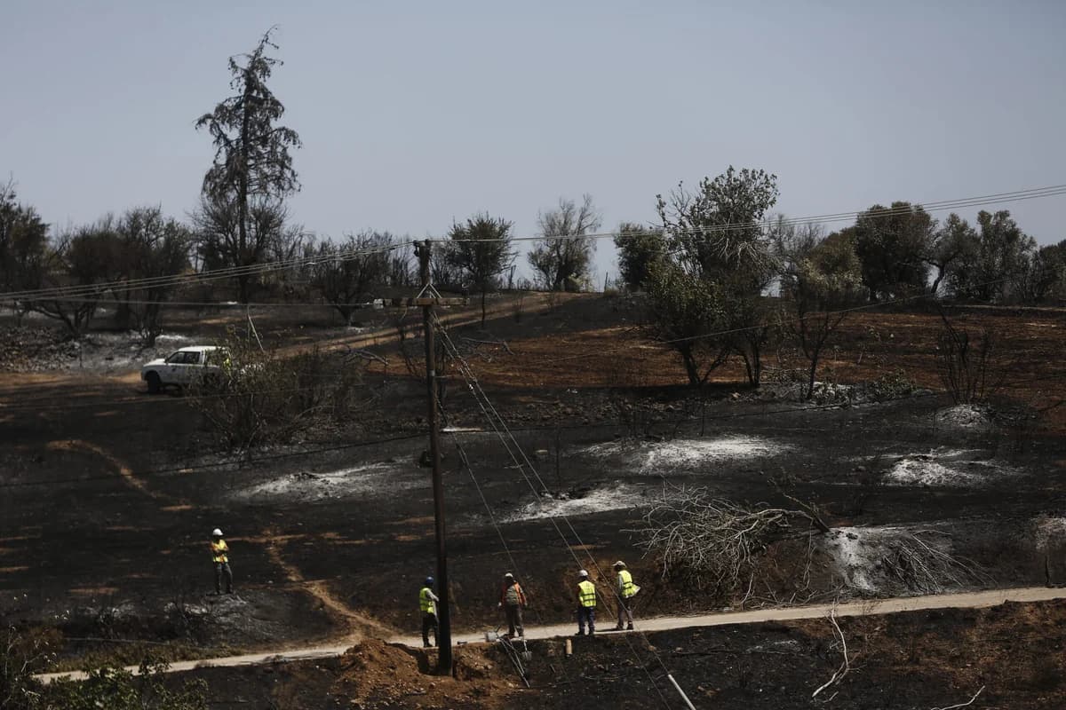 Νέα χαρτογράφηση της καμένης έκτασης στη Λεμεσό