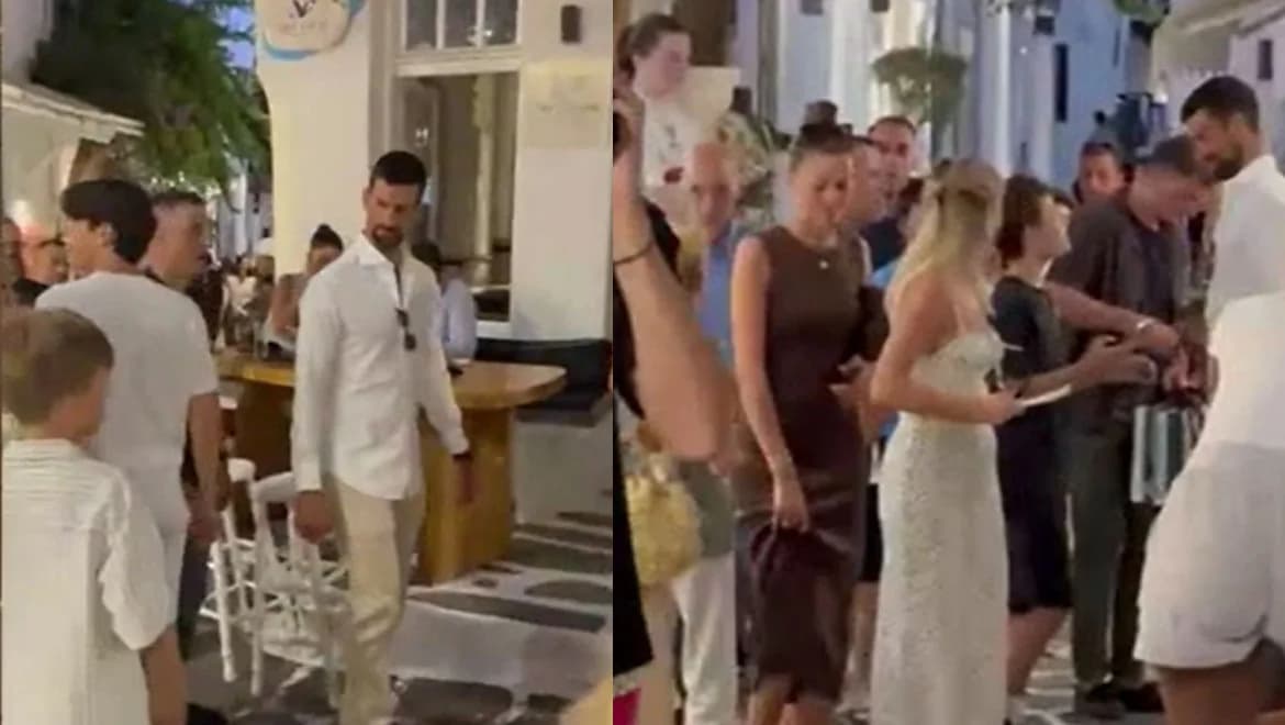 Novak Djokovic: Διακοπές στη Μύκονο και θαυμασμός