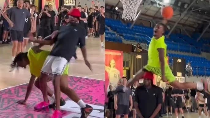 Ja Morant slips during event in China (video)
