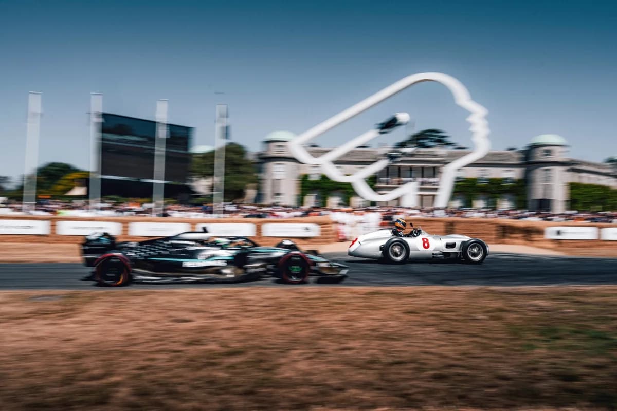 Los legendarios coches de carreras de Mercedes en el Festival de la Velocidad de Goodwood 2025