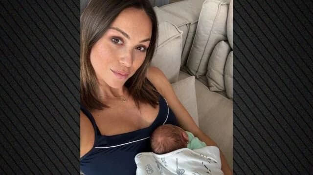 Dora Panteli with her newborn son: Photos from the first days