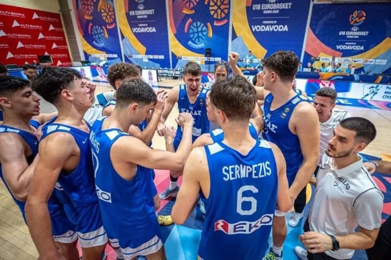 Live Streaming: Σλοβενία – Ελλάδα για το Eurobasket U18