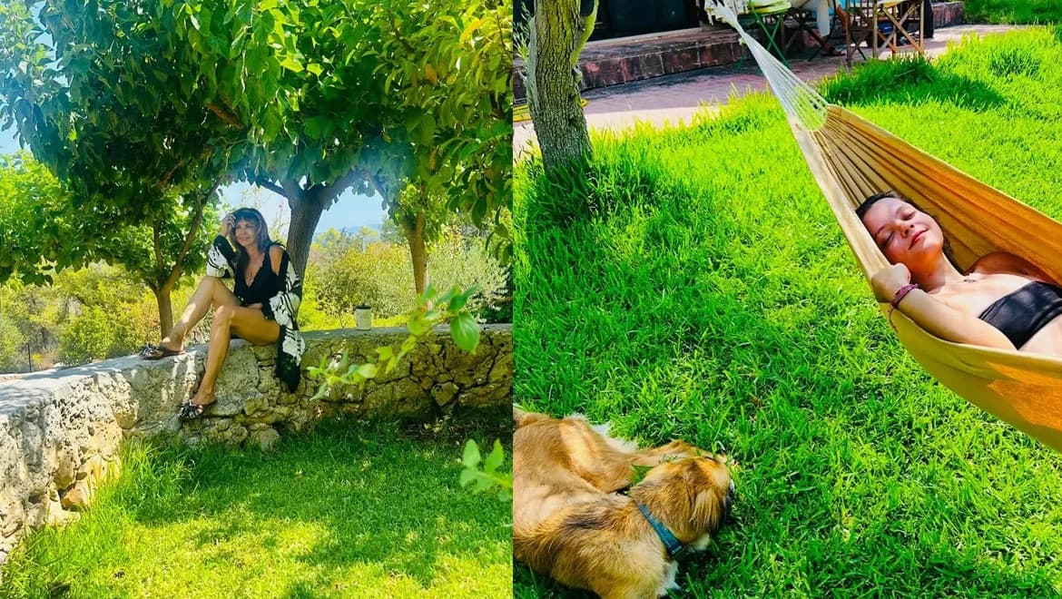 Μιμή Ντενίση: Διακοπές με την κόρη της στον Θεολόγο