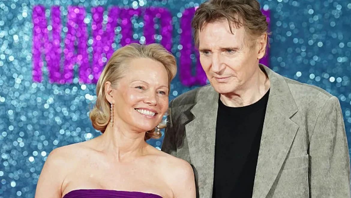 ¿Pamela Anderson y Liam Neeson: Nuevo romance en el set de 'The Naked Gun'?