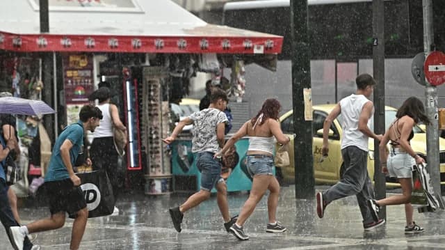 Mal Tiempo: Lluvia en Ática, Grecia Central, Macedonia y Tesalia