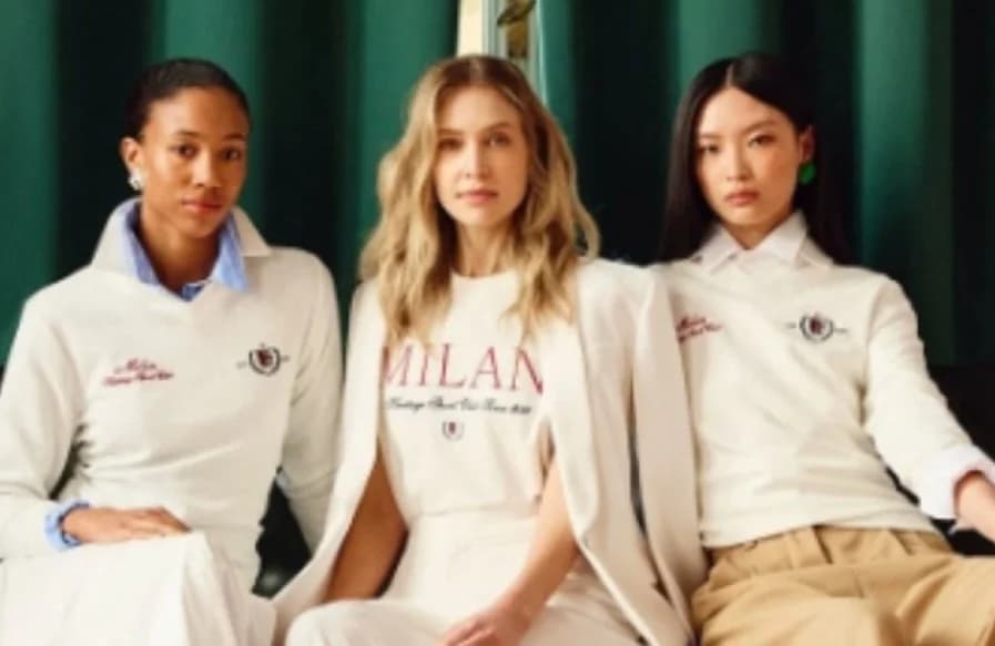El Milan presenta su primera colección de ropa femenina