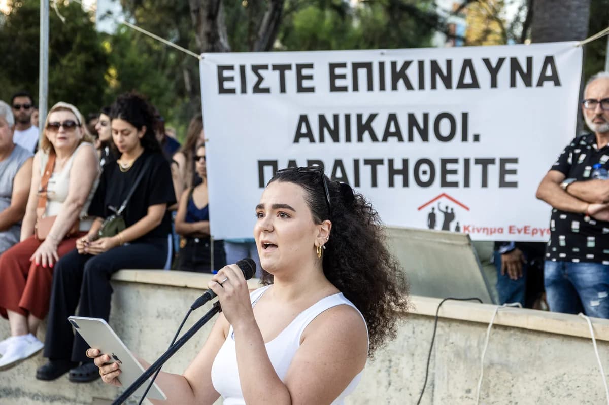 Limassol: Protest Against Deadly Fire – Moving Response