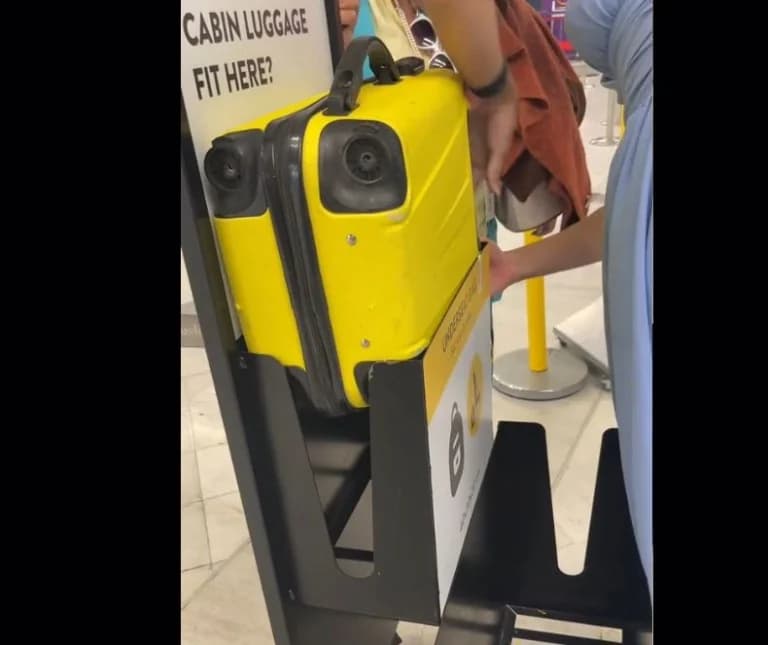 נוסעת נמנעת מתשלום של 200 אירו על מטען עודף משקל והופכת ויראלית