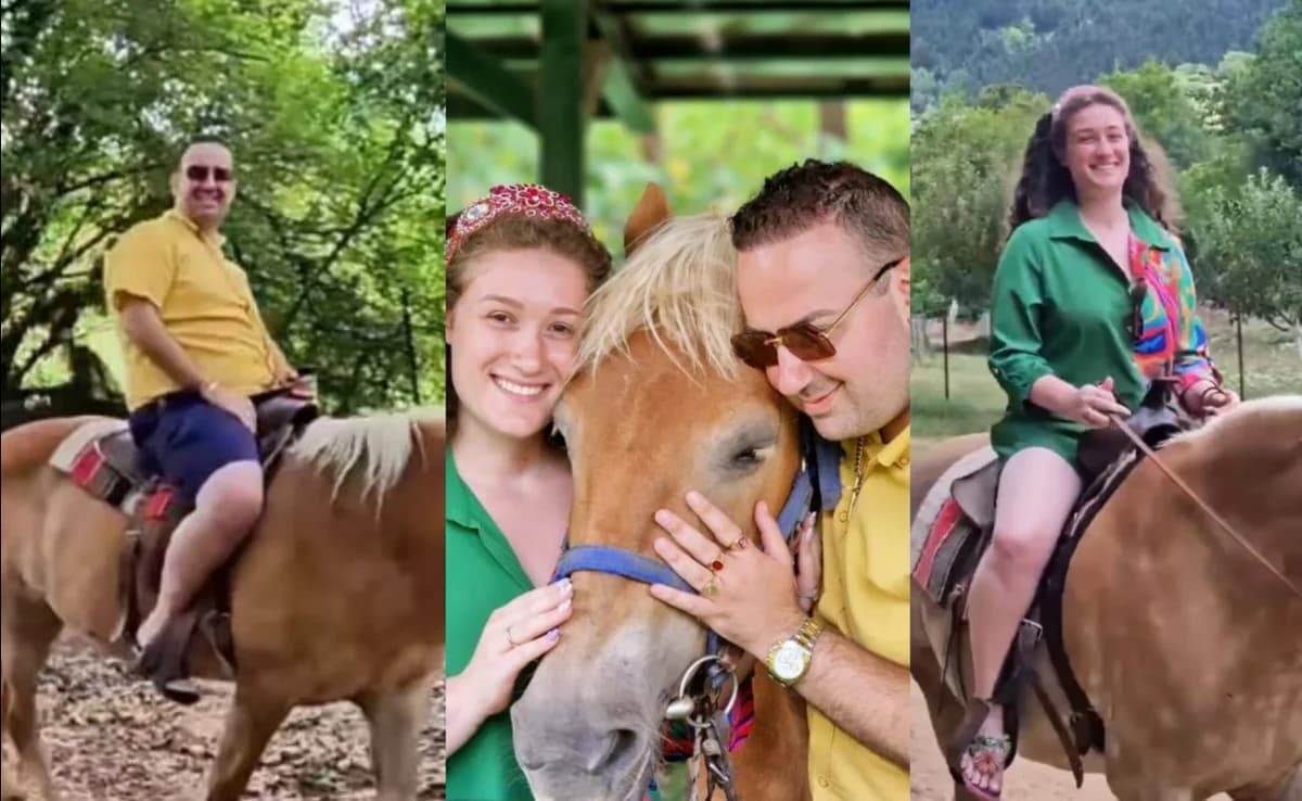 Mavrikios Mavrikiou e Ilaeira Zisi: Romántico paseo a caballo