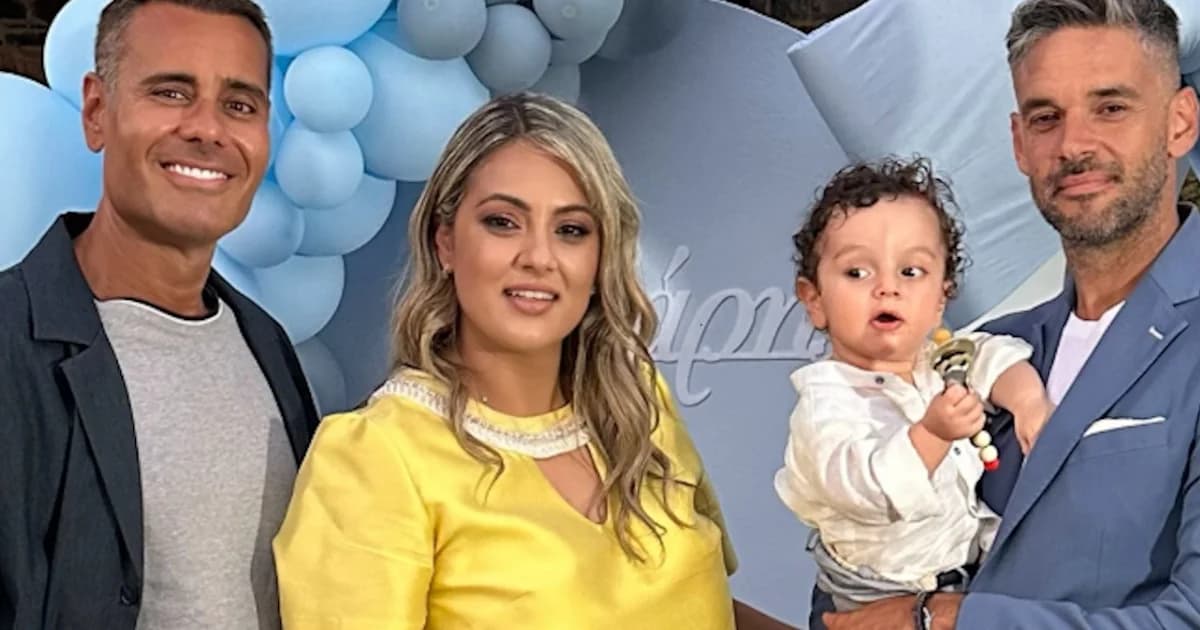 Nikos Georgiadis: Heartwarming post for his nephew's christening in Chios