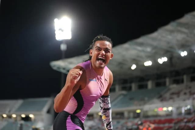 Emmanouil Karalis: Platz 4 aller Zeiten mit 6,08-Meter-Sprung