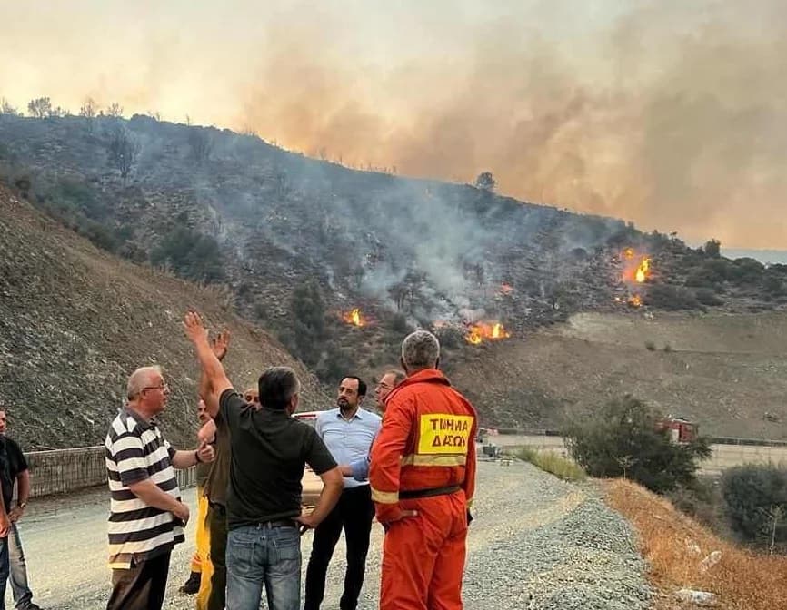 Criticism of the Government Following Cyprus Fires