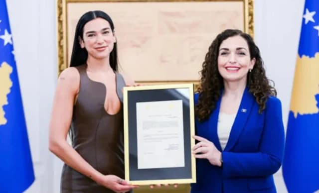 Dua Lipa erhält kosovarische Staatsbürgerschaft: 'Willkommen zurück zu Hause'