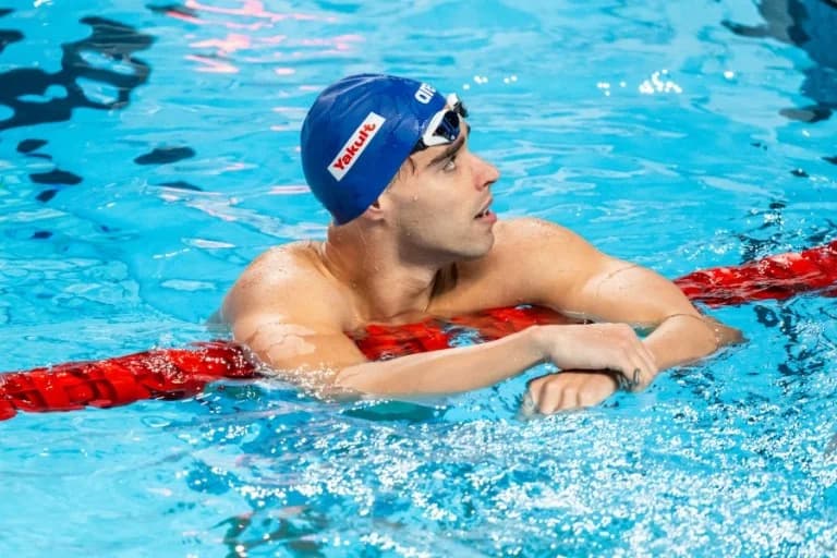 Apostolos Christou: Sixth Place in 50m Backstroke Final