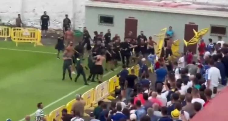 Fan-Krawalle überschatten Freundschaftsspiel Las Palmas - Teneriffa (Video)