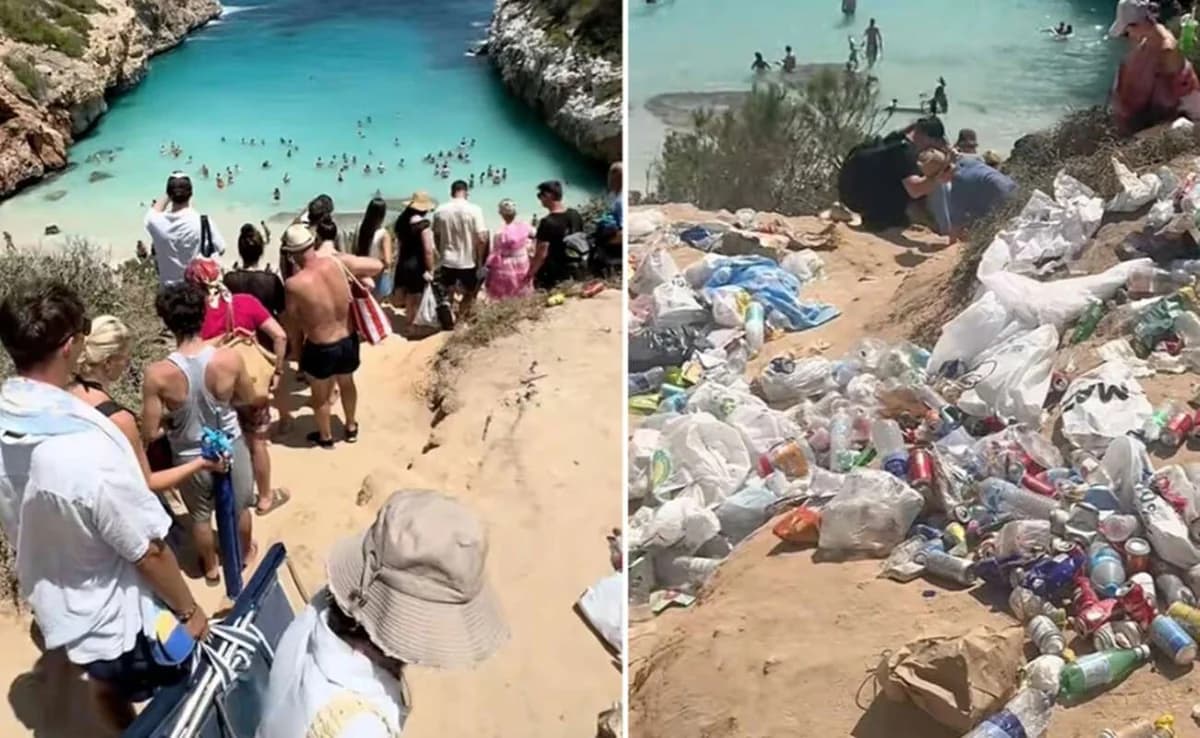 Η Μαγιόρκα και η «μυστική» παραλία που έγινε σκουπιδότοπος