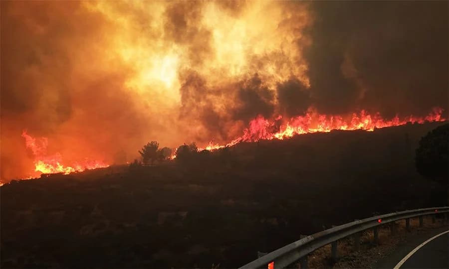 Διαμαρτυρία στη Λευκωσία για τη φονική πυρκαγιά