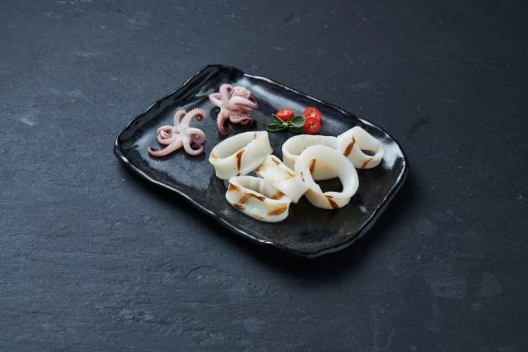Rezept: Gedämpfter Calamari mit Gänsedistel