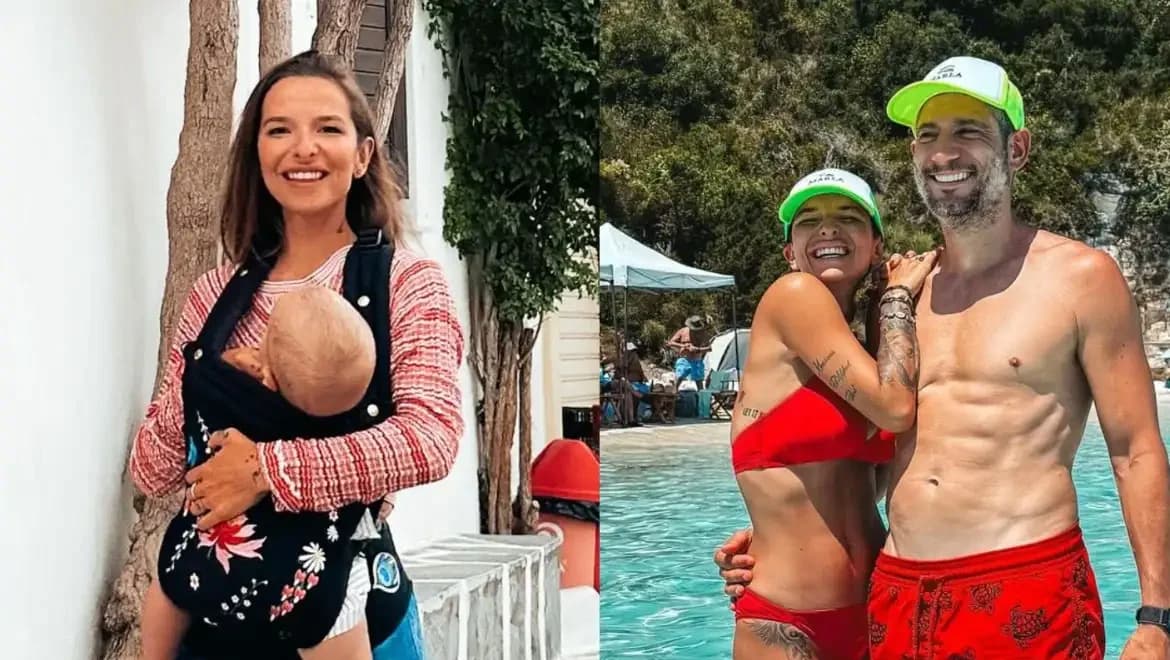 Henrietta Kourkoulou y Vyronas Vasiliadis: Vacaciones familiares en Paros