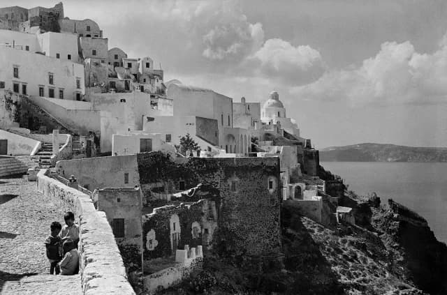 Nelly's Fotoausstellung: Santorin vor dem Erdbeben von 1956