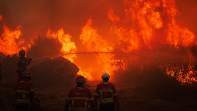 España: Evacuaciones por incendio en Tarifa - Video