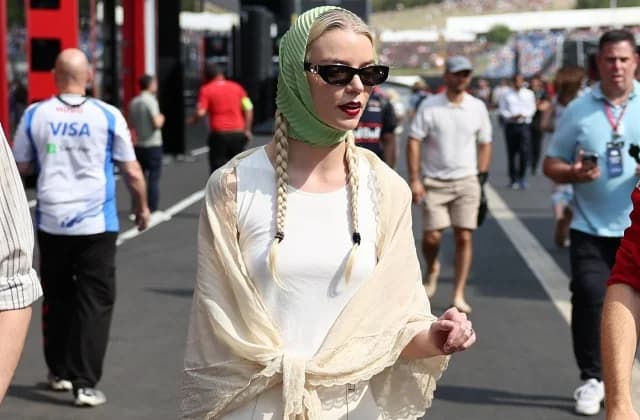 Anya Taylor-Joy beeindruckt beim Formel-1-Rennen in Budapest