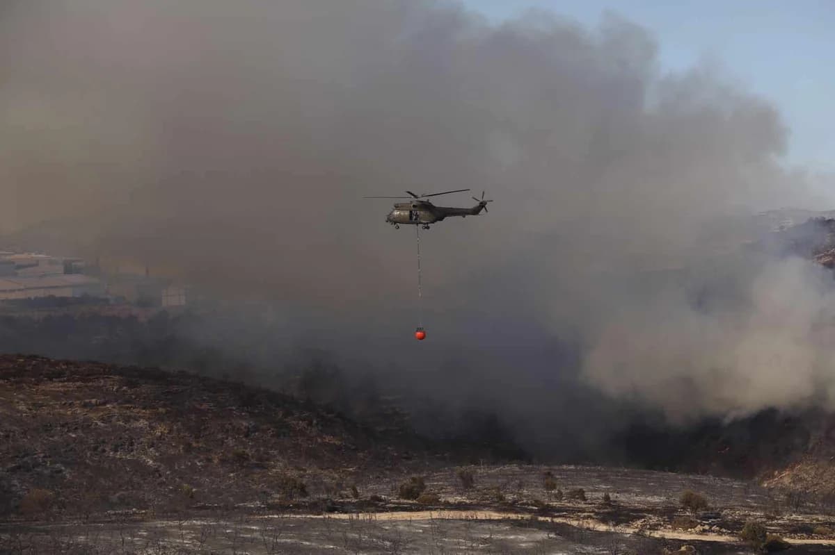 מערכת חדשה זיהתה שריפה בלימסול באמצעות לוויין