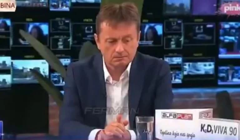 Сербский министр Дарко Глишич перенес инсульт в прямом эфире