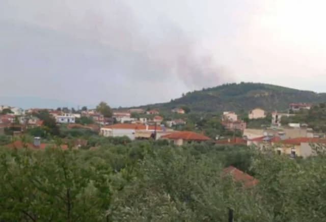 Θάσος: Υπό έλεγχο η φωτιά, επιφυλακή για αναζωπυρώσεις