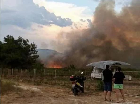 Θάσος: Υπό έλεγχο η φωτιά στο νησί – Άμεση κινητοποίηση