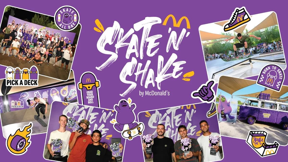 Skate n’ Shake Fun Day с Grimace Shake в Гермасойе