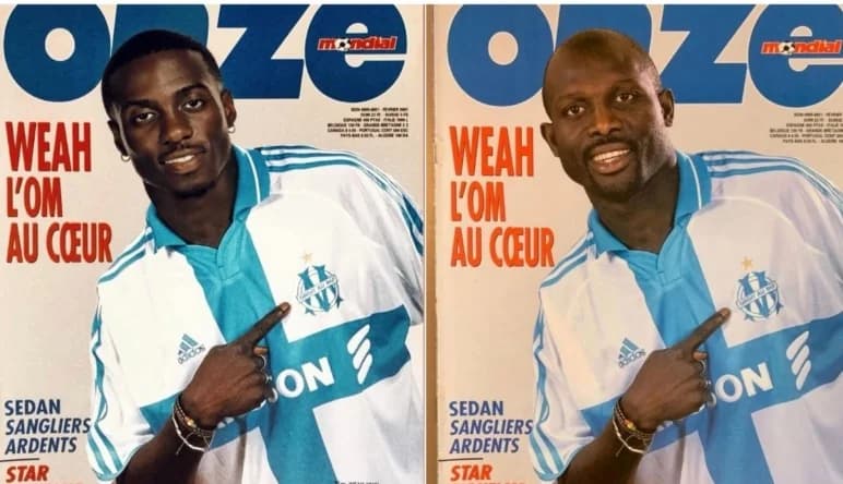 Timothy Weah Joins Marseille: Recreates Father's Iconic Cover
