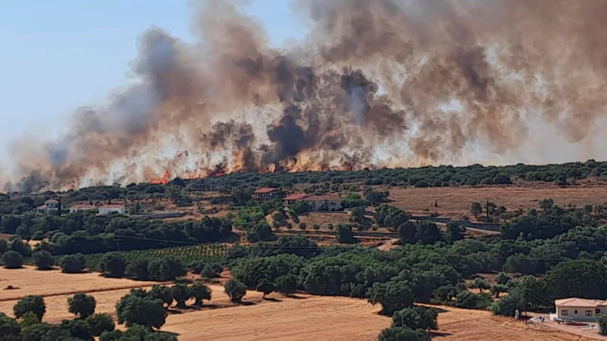 Major Fire in Kefalonia: Villages Evacuated Near Argostoli