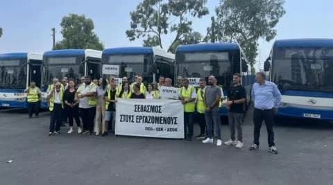 Λάρνακα: Συνεχίζεται η επίβλεψη των συμβάσεων των λεωφορειούχων