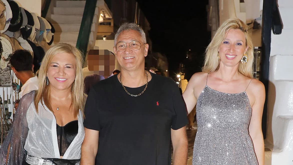 Despoina Miraraki, Giorgos Davlas und Elena Davla: Nachtausflug in Mykonos