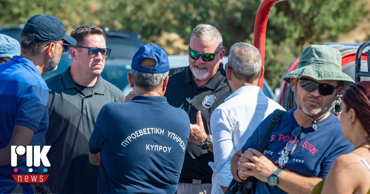 Συνάντηση Προέδρου με Αμερικανούς εμπειρογνώμονες για την πυρκαγιά στη Λεμεσό